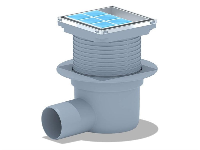 SHOWER TRAP DRY TILE INSERT 10X10 REG