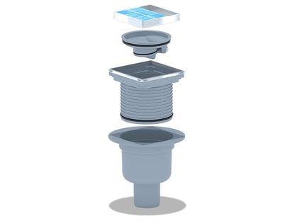SHOWER TRAP DRY TILE INSERT 10X10 REG