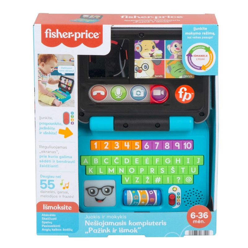 Interaktywna zabawka Fisher Price „Poznaj i ucz się” HHH04