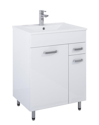 SET NIKA 60 CM WHITE GLOSS