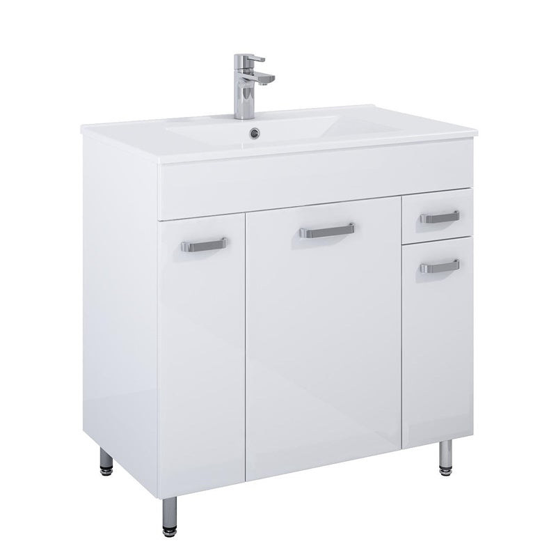 KOMPLEKTAS NIKA 80 CM BALTAS BLIZGUS