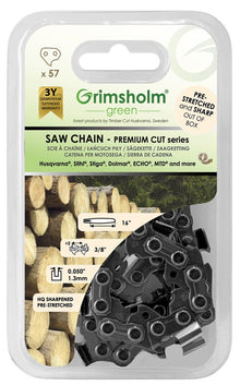 SAW CHAIN PREMIUM CUT57 DL3/8"050"/1.3MM