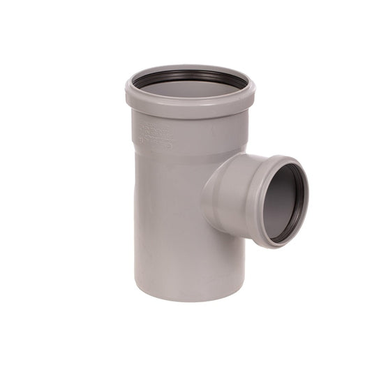 Vidaus kanalizacijos trišakis HTplus, Ø 110 / 75 mm, 87°