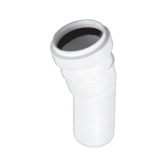 Vidaus kanalizacijos alkūnė HTplus, Ø 40 mm, 30°, balta