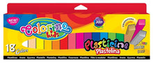 Пластилин COLORINO 42659PTR, 18 цветов