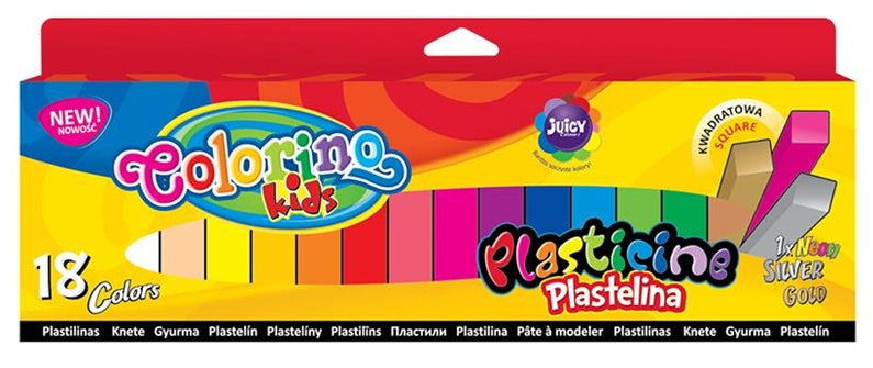 Пластилин COLORINO 42659PTR, 18 цветов