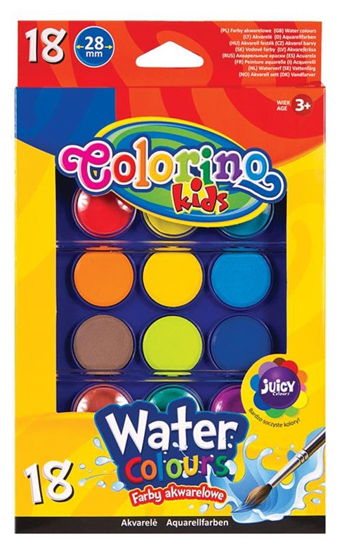 Akvarelė COLORINO 54737PTR, 18 spalvų