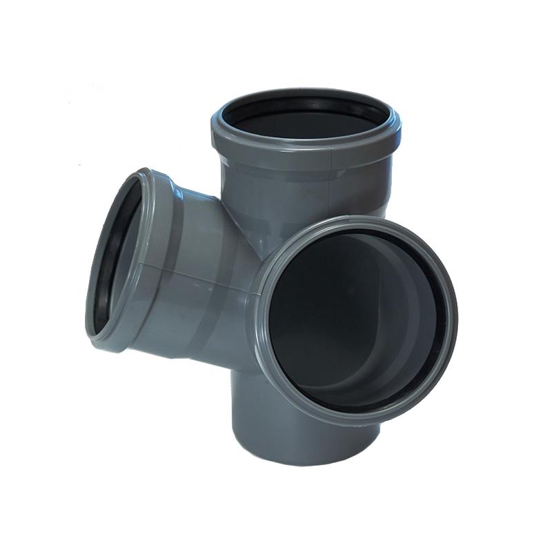 Internal sewerage tee HTplus, Ø110/110/110 mm, 67°