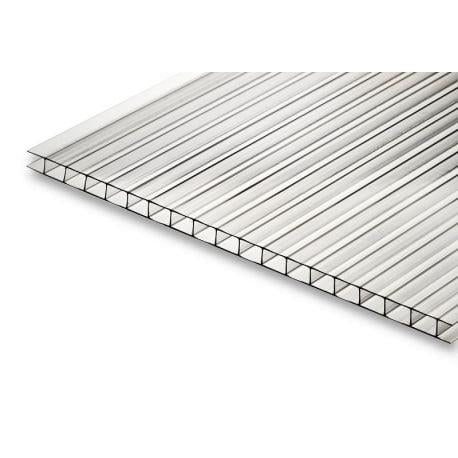 Polycarbonate sheet, 0.4 x 105 x 200 cm transparent