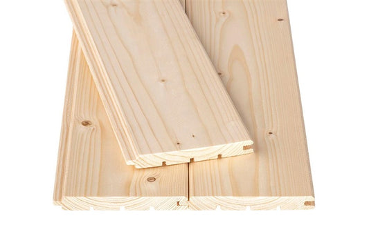 Interior cladding, 12.5x96x3000 mm, ABC grade, spruce