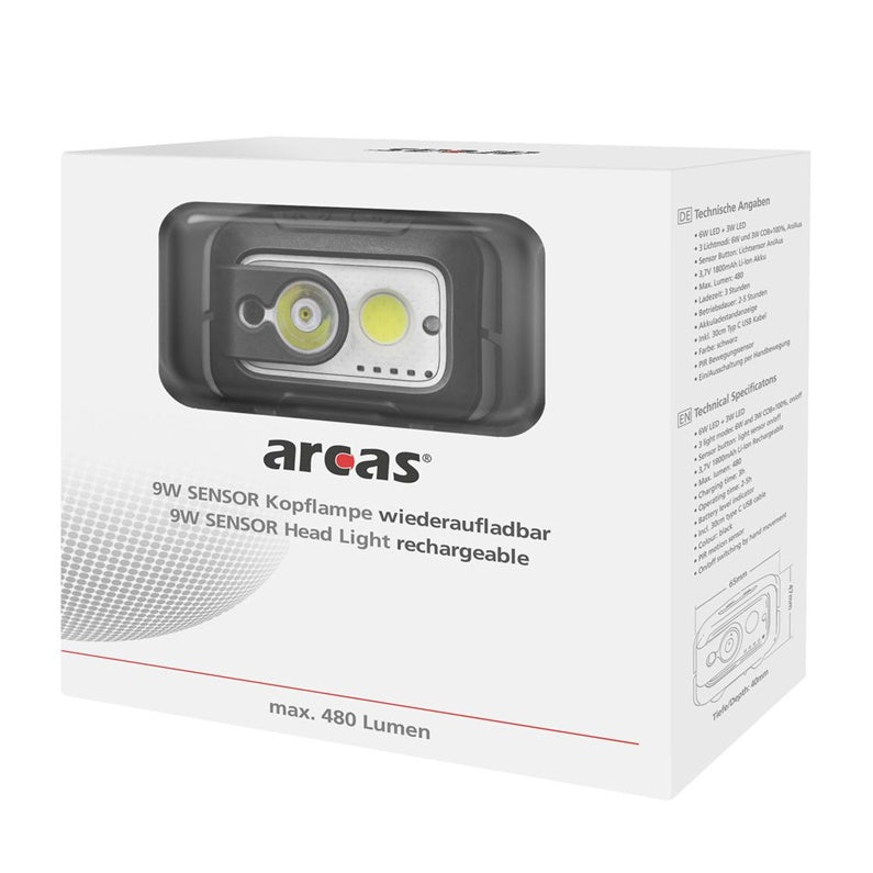 Headlamp Arcas SENSOR, 300 K