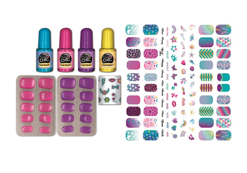 TOY NAIL POLISH SET SHINES 18689