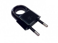 Plug PAWBOL, 2P, 10A, 250V, black