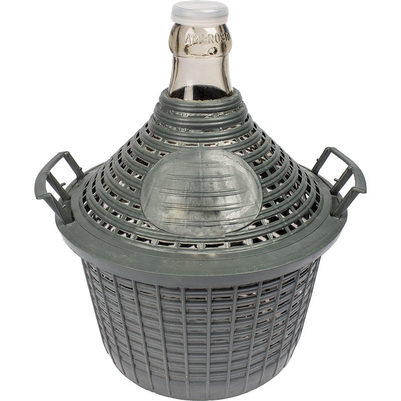 Wine container with plastic basket BROWIN 644005, 5 l