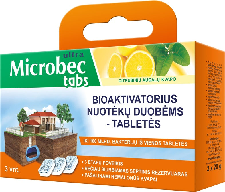 Bioaktivatorius nuotėkų duobėms tabletės, 3vnt