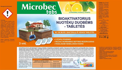 Bioaktivatorius nuotėkų duobėms tabletės, 3vnt