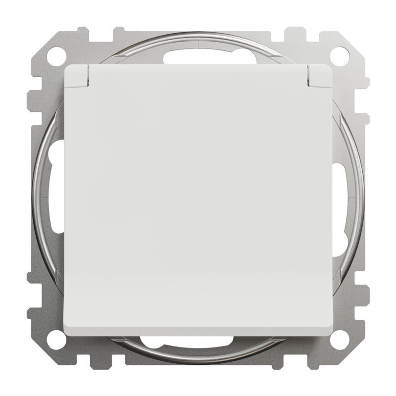 SCHNEIDER SEDNA DESIGN Socket, white, IP44