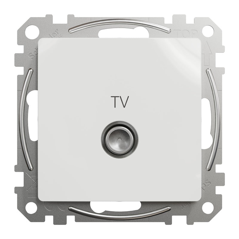 Antenna socket SCHNEIDER SEDNA DESIGN, white