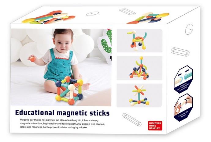 MAGNETIC TOY CONSTRUCTOR 42 PCS