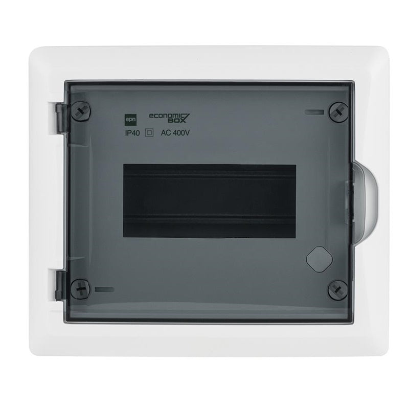 Modular distribution board Elektroplast, surface-mounted, IP40, 8 modules.