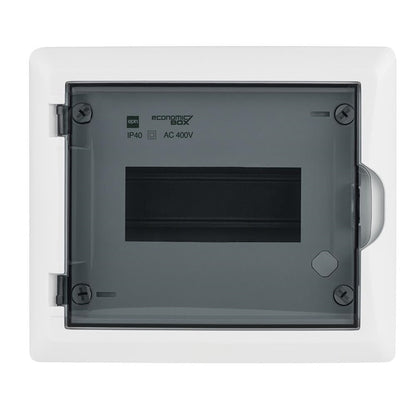 Modular distribution board Elektroplast, surface-mounted, IP40, 8 modules.