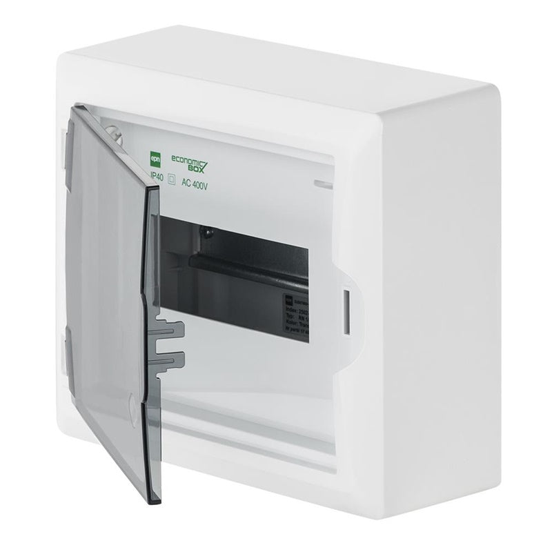 Modular distribution board Elektroplast, surface-mounted, IP40, 8 modules.