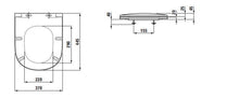 Laufen Lua 65 toilet seat