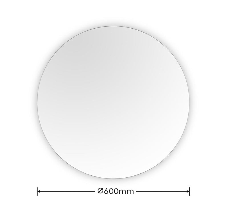 Veidrodis M&M LUNA 1640100, kabinamas, su apšvietimu, Ø60 cm