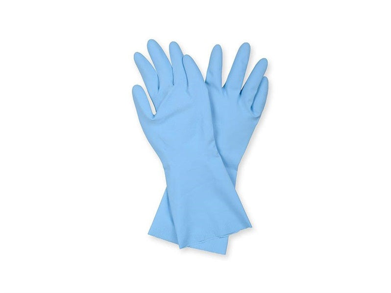 Latex Gloves Spontex Optimal, M, blue, 1 pair