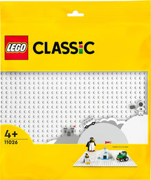 Dodatek LEGO® Classic Biała płytka konstrukcyjna 11026