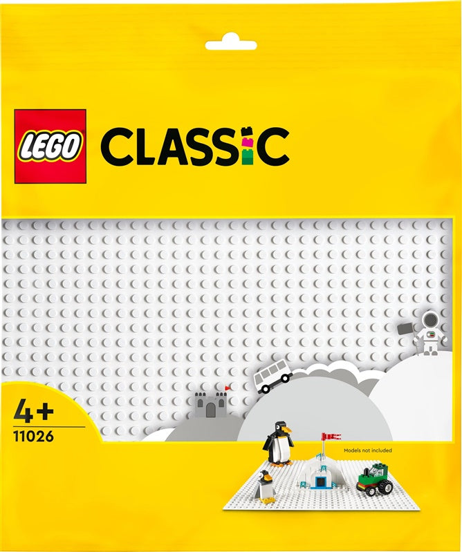 Dodatek LEGO® Classic Biała płytka konstrukcyjna 11026
