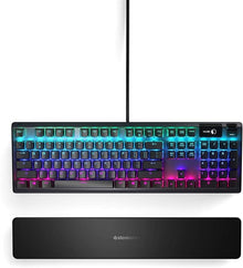 Klawiatura Steelseries Apex 5 Hybrid Blue, angielska (US), czarna