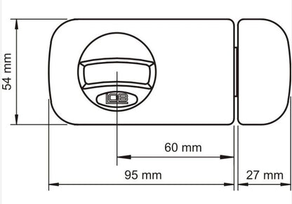 RIM LOCK TB61 GRAPHITE