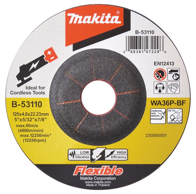 Makita grinding disc 125 x 4 mm
