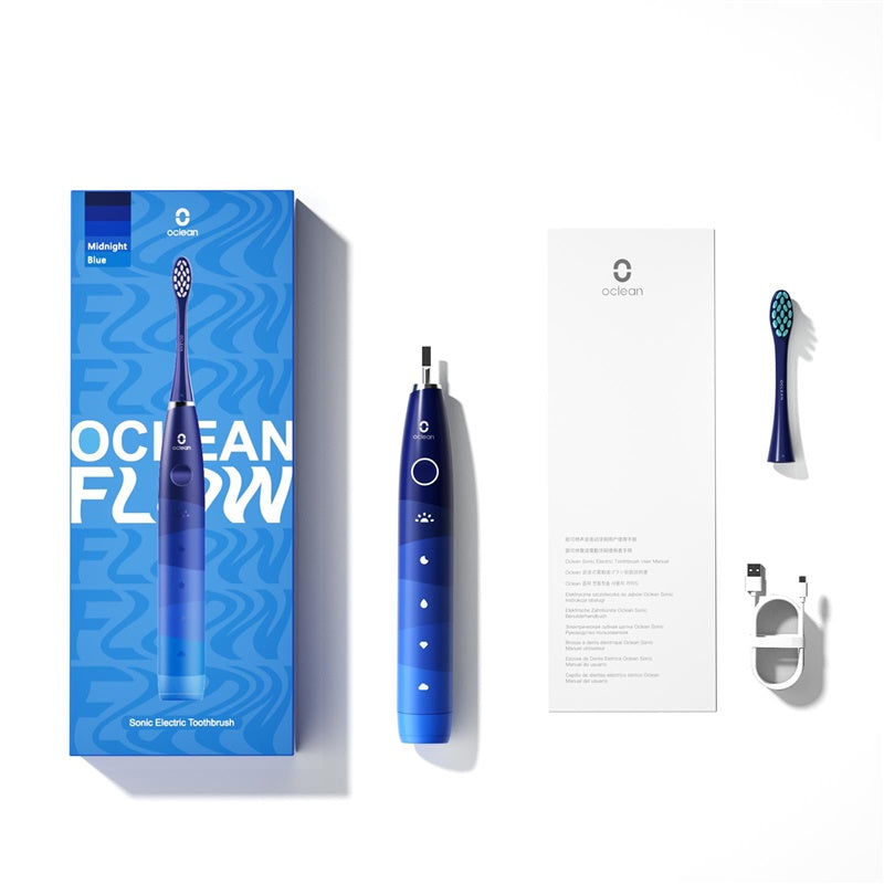 Elektryczna szczoteczka do zębów Oclean Flow, niebieska