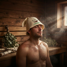 Personalized sauna hat