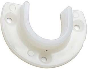 Rod bracket F5-40, white, 20 pcs.