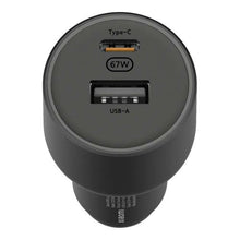 Xiaomi Mi automobilinis įkroviklis 67 W USB-A + Type-C BHR6814GL, juoda spalva