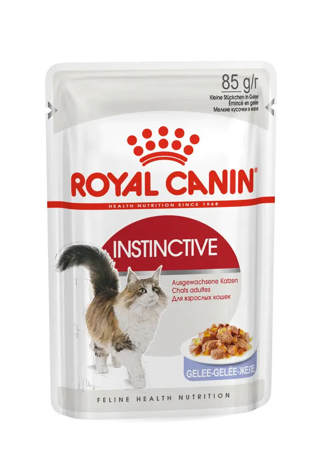 ROYAL CANIN Instinctive Jelly - Wet Food for Adult Cats 12x85g