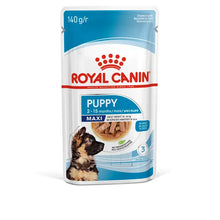 ROYAL CANIN Maxi Puppy Chunks In Gravy - Drėgnas Pašaras Dideliems Šuniukams 10x140g