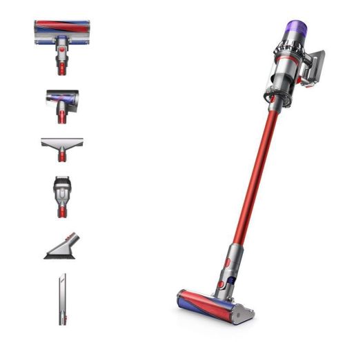 Dyson V11 Fluffy belaidis dulkių siurblys 476550-01, sidabrinė / raudona spalva