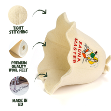 Czapka do sauny „Sauna Master” 100% wełna