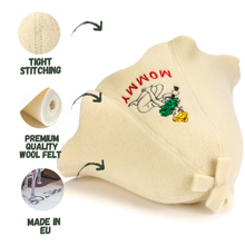 Sauna Hat ‘Sauna Mommy’ 100% Wool