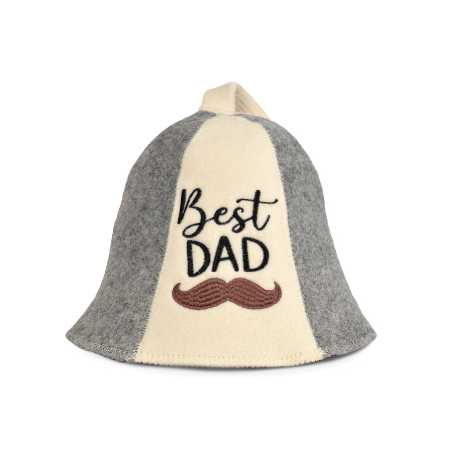 Best Dad Wool Sauna Hat | Premium Sauna Gift