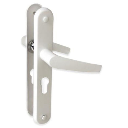 Outdoor door handle Barcz Gam/Bet, painted white