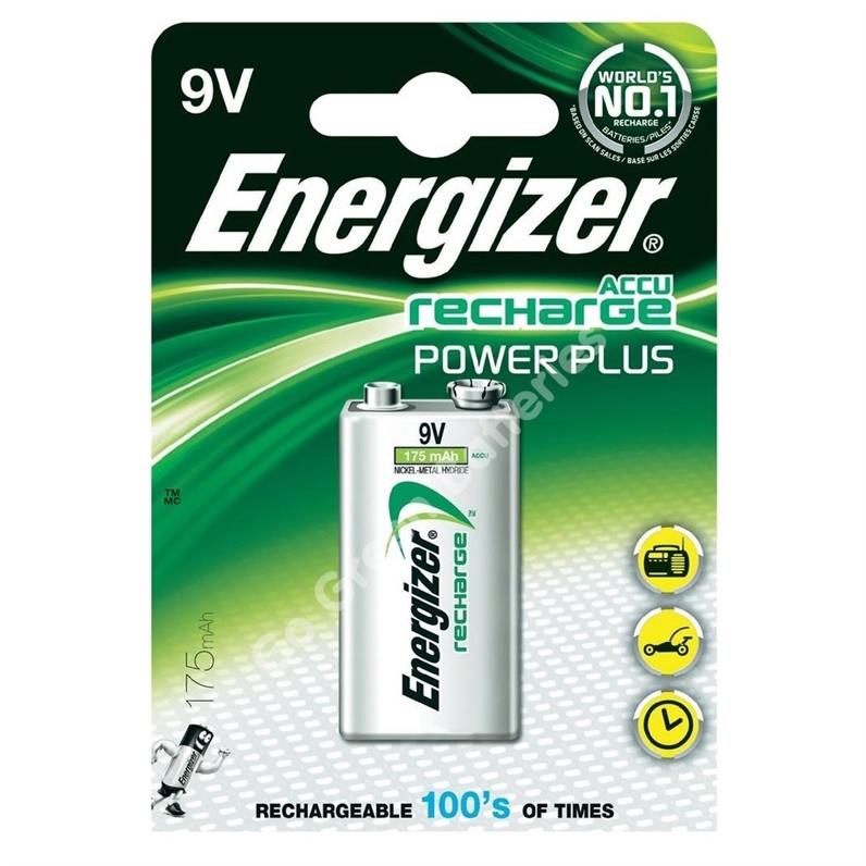 Įkraunamas elementas ENERGIZER 9V, 175 mAh