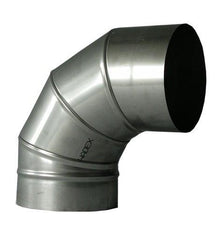 Kaminų alkūnė WADEX 116, D130 mm 90°