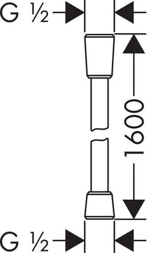 Wąż prysznicowy Hansgrohe Isiflex 28276, 160 cm