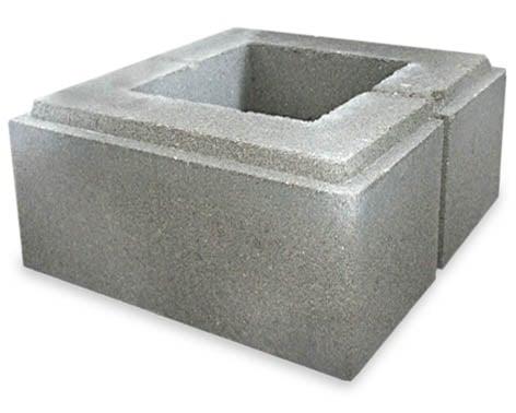 Concrete fence block RTE-32x32x15-S