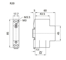 Kontaktorius AC-1, ETI R 20-20, 20 A, 2.16 kW